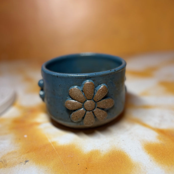 12oz Blue Flower Mug