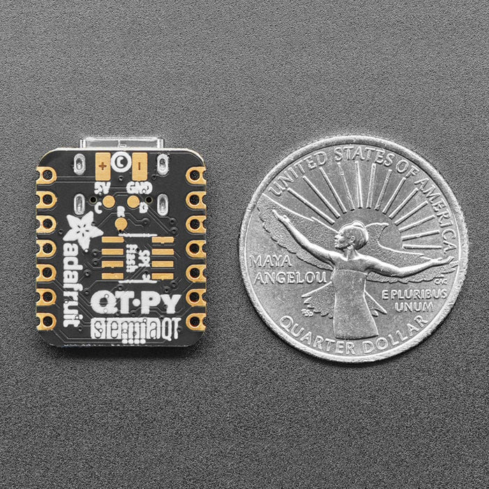 Adafruit QT Py - SAMD21 Dev Board with STEMMA QT by Adafruit - The Pi Hut