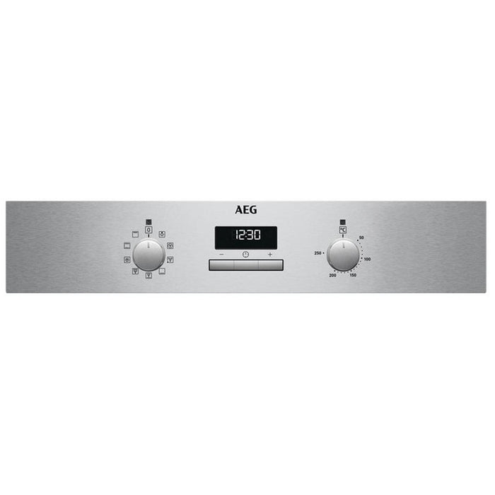AEG BCX23101EM 59.4cm Built In Electric Single Oven Stainless