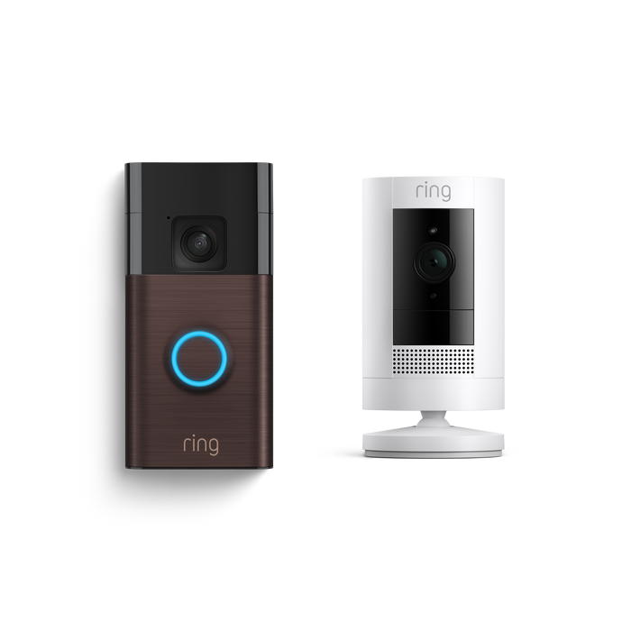 Venetian Bronze:Battery Video Doorbell + Outdoor Camera Battery (Battery Video Doorbell + Stick Up Cam)