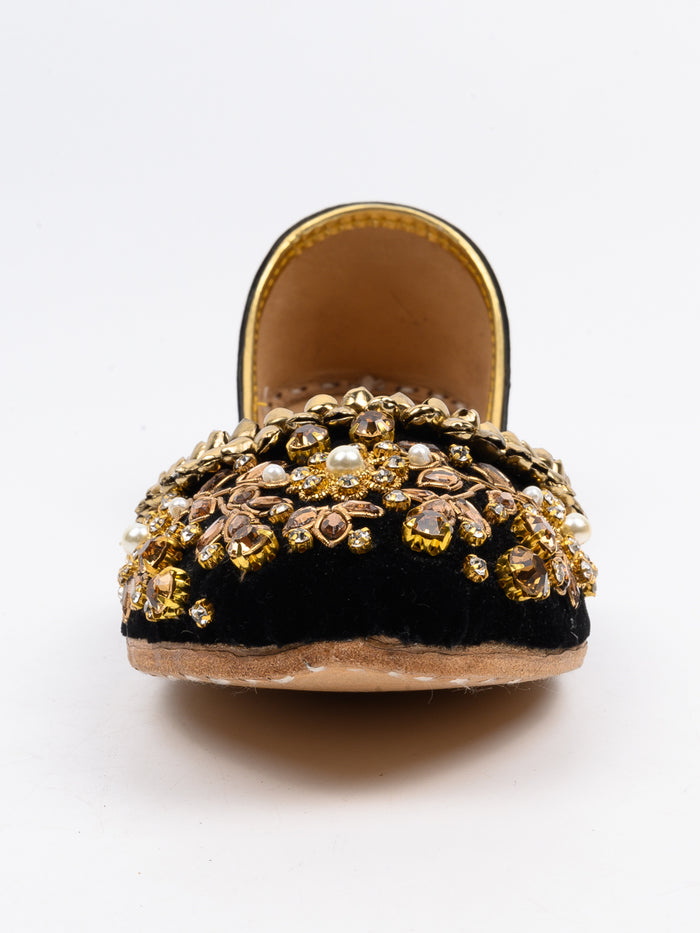 Black Fancy Khussa