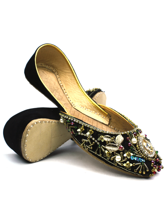 Black Fancy Khussa