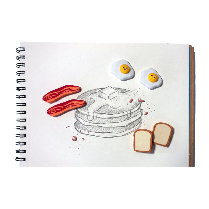Brunch Bunch Erasers - Set of 6