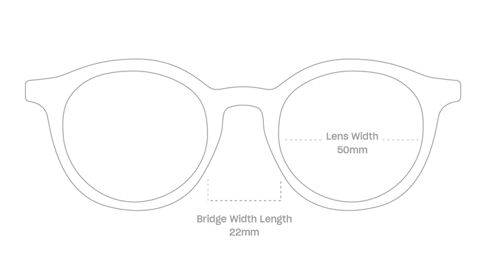 measurement::lens width Caine Eyeglasses round acetate