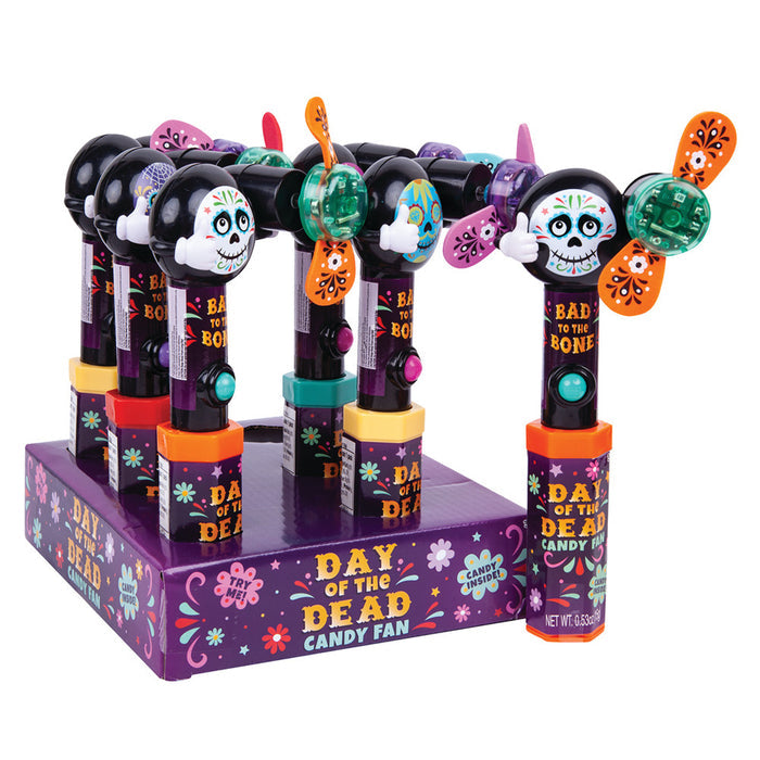 Candyrific Day Of The Dead Halloween Fan Candy - 18 Count