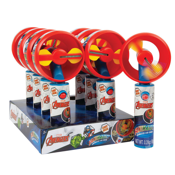 Candyrific Marvel Avengers Fanimation Candy Toys - 8 Count