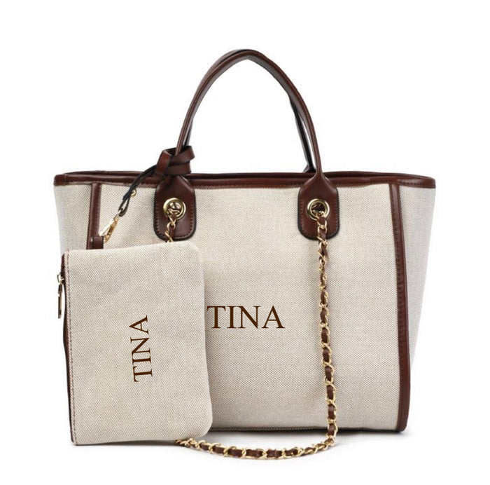 Chain Bag with Pouch - Travellers Hat Boutique