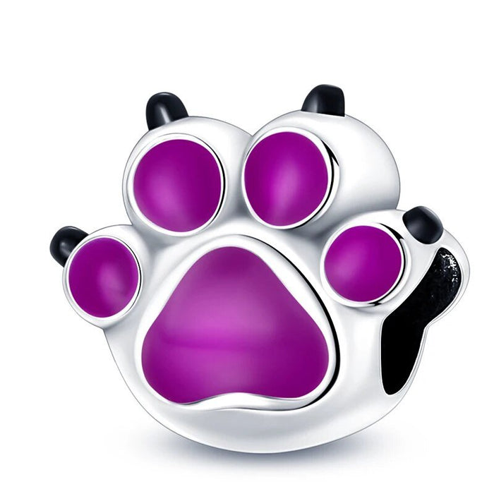 Charm Mascotas Huella Morada - palacecharacters