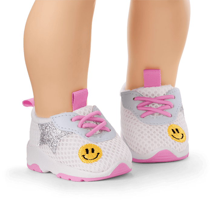 Cheerful Chunky Sneakers for 18-inch Dolls