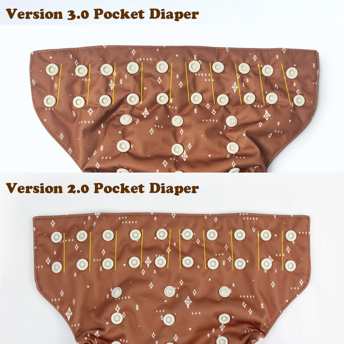 Clearance Pocket Diaper 2.0 -PD48319U-S(Suede Cloth)
