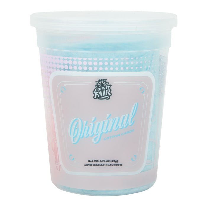 County Fair Original Cotton Candy Tubs - 12 Count