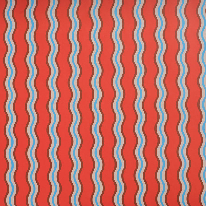 Crushed Red Wrapping Paper Roll