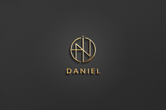 DANIEL - Name Logo Design | Instant Download | Premade Logo | Minimalist Design
