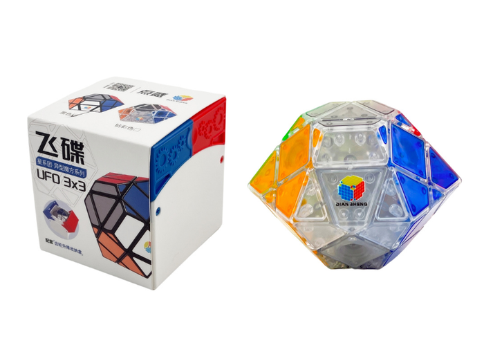 DianSheng 3x3 UFO V2 (Tiled) - Transparent Stickerless