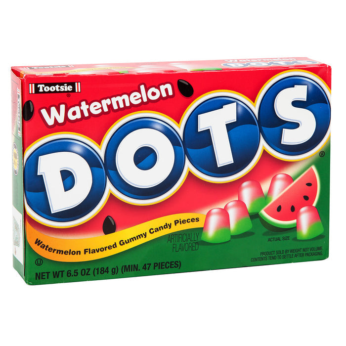 Dots Watermelon Gummy Candy Theater Box - 12 Count