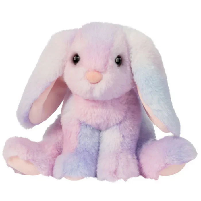 Douglas 7 Inch Dreamie the Tie Dye Bunny MINI Soft Plush Toy