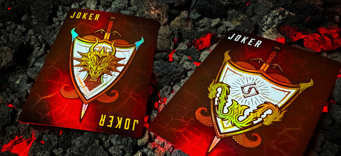 Draconian Crimson Playing Cards