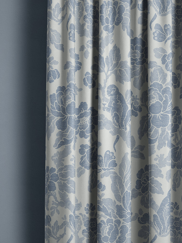 Drunken Monkey 'China Blue' Recycled Velvet