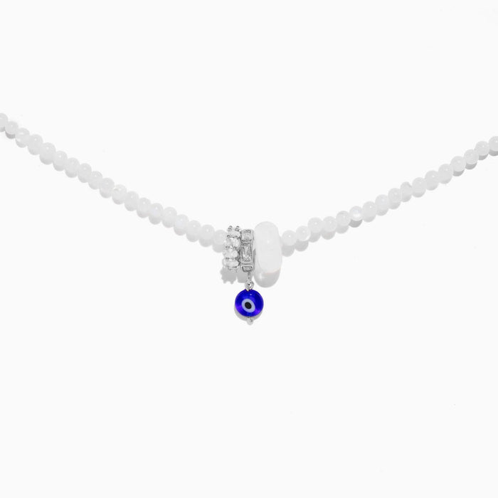 Evil Eye Charm Beaded Necklace