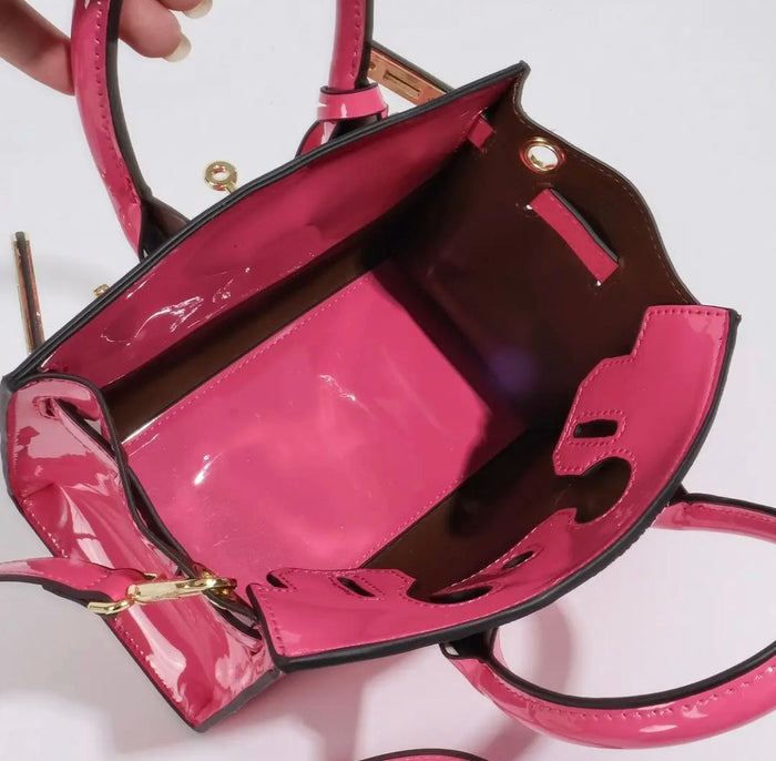 Eye Theme Glossy Bag Travellers Hat Boutique