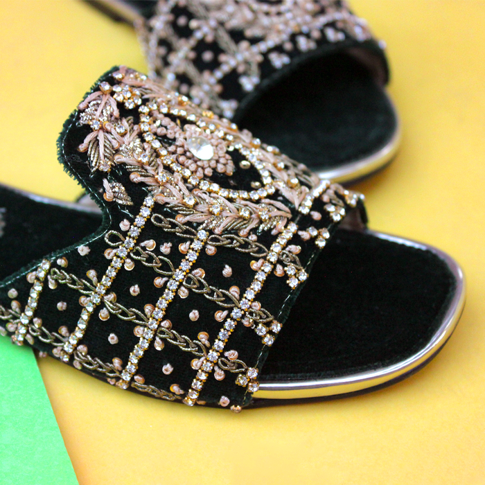 Fancy Party Wear Slippers For Women