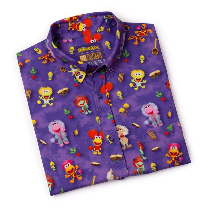 RSVLTS Jim Henson Short Sleeve Shirt Fraggle Rock "Down at Fraggle Rock!" – KUNUFLEX Short Sleeve Shirt
