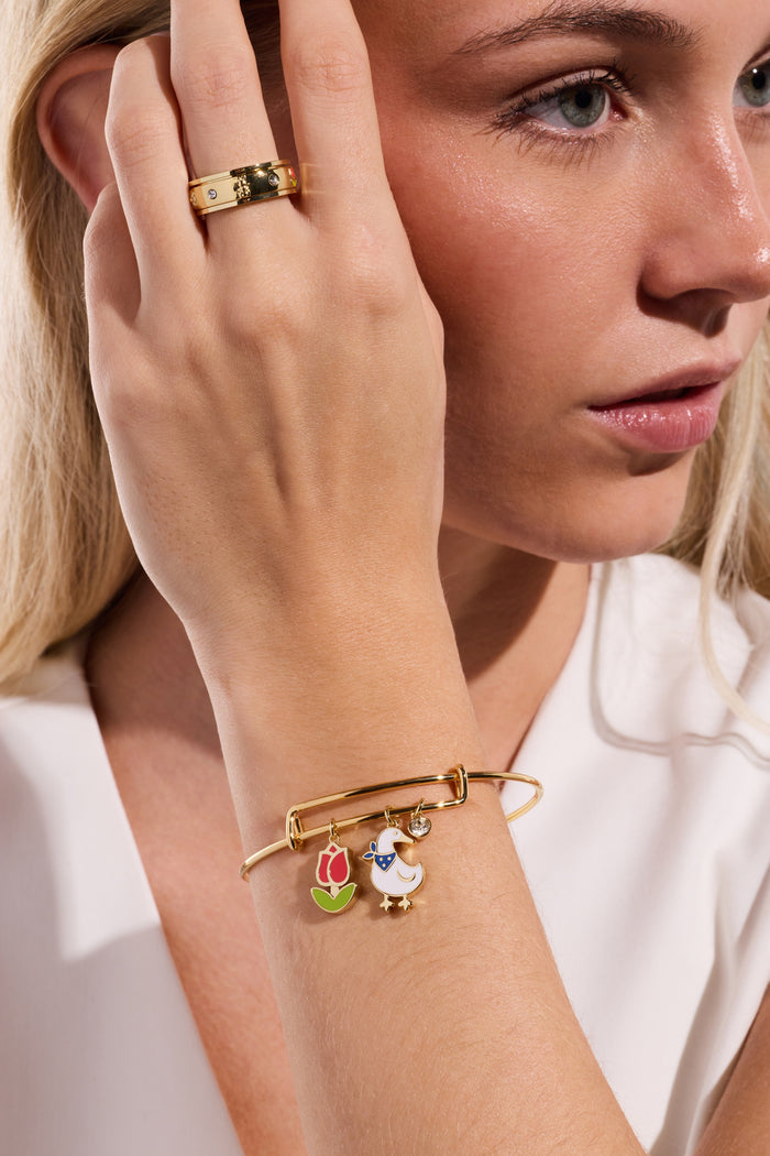 Garden Party Multi Charm Bangle