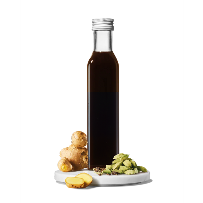 Bottle balsamic with ginger and cardamom
