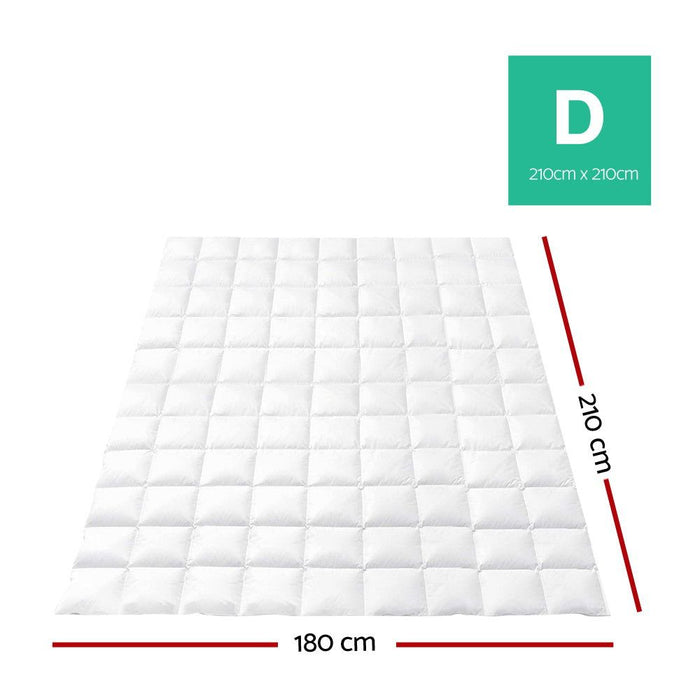Giselle Bedding Double Size Goose Down Quilt -Home Living Store - -