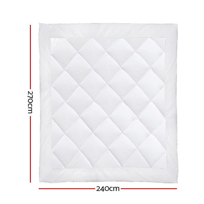Giselle Bedding Super King 700GSM Microfibre Bamboo Microfiber Quilt -Home Living Store - -