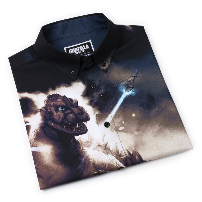 RSVLTS Godzilla Short Sleeve Shirt Godzilla "The King Arrives" – KUNUFLEX Short Sleeve Shirt Godzilla "The King Arrives" – KUNUFLEX Short Sleeve Shirt