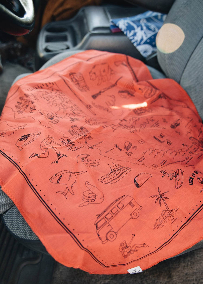 Golden State Bandana - Iron & Resin