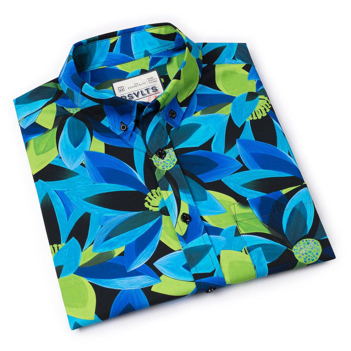 RSVLTS RSVLTS Short Sleeve Shirt Arcade Carpet Floral – KUNUFLEX Short Sleeve Shirt Arcade Carpet Floral – KUNUFLEX Short Sleeve Shirt