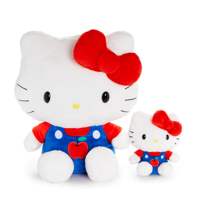 Hello Kitty 15" Blue Overalls Large Plush (Apples Series) Plush NAKAJIMA CORPORATION