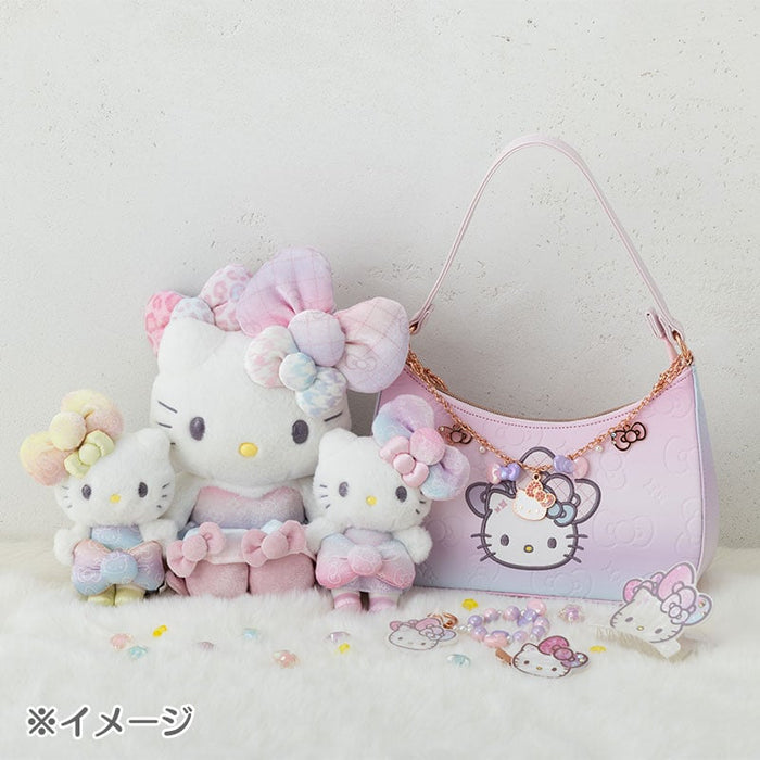 Hello Kitty Hair Clip 50th Anniv. (Fashionable Ribbons Series) Accessory Japan Original