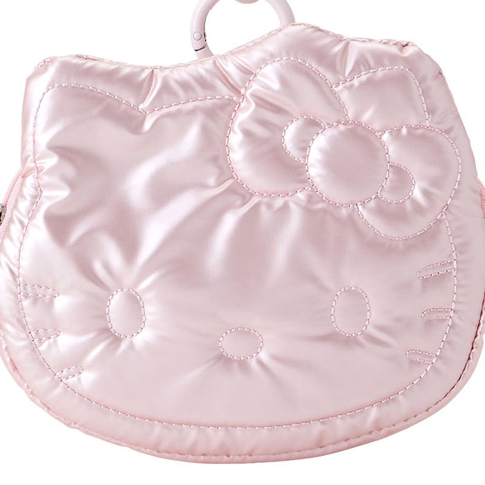 Hello Kitty Mini ID Zip Pouch (Winter Snowsuit Series) Accessory Japan Original
