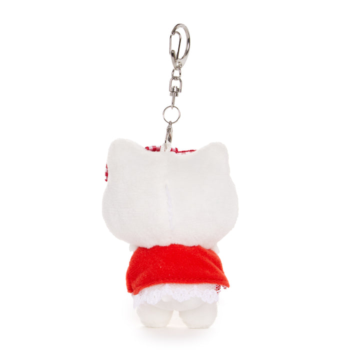 Hello Kitty Plush Mascot Keychain (Red Gingham) Plush NAKAJIMA CORPORATION