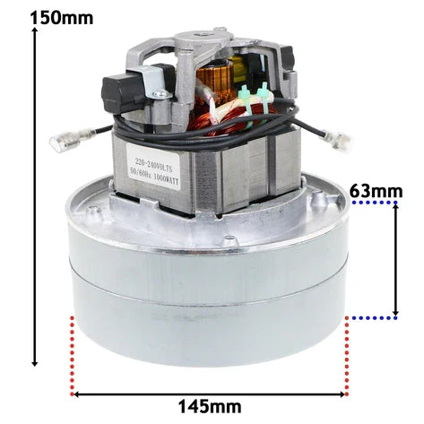 Henry Numatic 2-Stage 1000W Motor DL21104T with TOC 205403 | 119936-00
