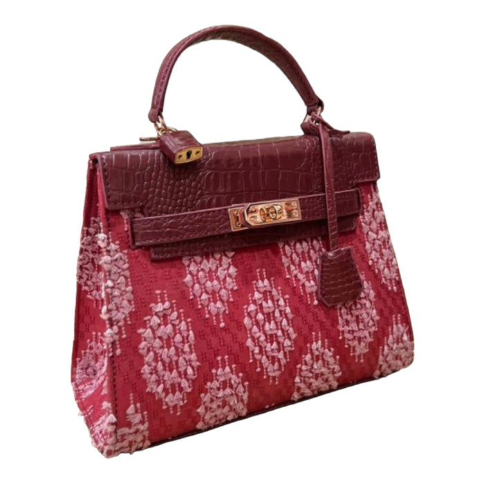 Inabel Croco Leather Bag - Travellers Hat Boutique