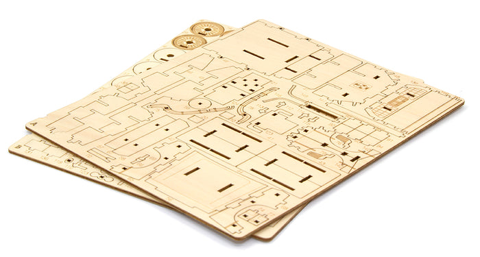 IncrediBuilds: Back to the Future: DeLorean Book and 3D Wood Model