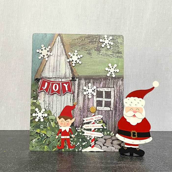 Joy Banner w/ Snowflake Magnets S/3 (3.5"w)