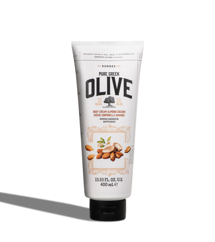 Jumbo Pure Greek Olive Body Cream Almond Cocoon 400ML Pure Greek Olive Korres