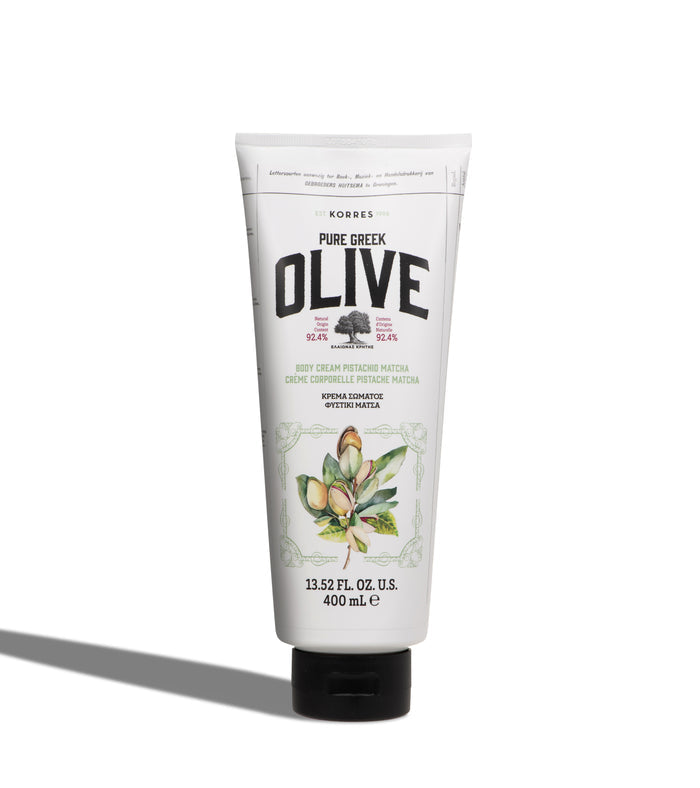 Jumbo Pure Greek Olive Body Cream Pistachio Matcha 400ML Pure Greek Olive Korres