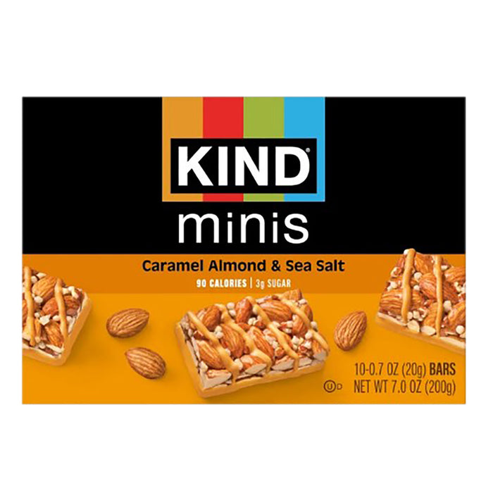 KIND Caramel Almond and Sea Salt Mini Bars - 8 Count