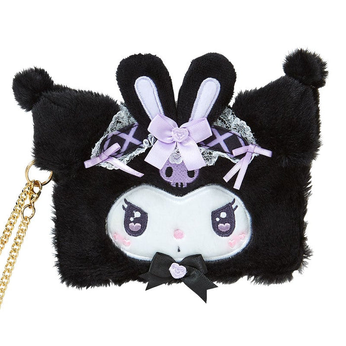 Kuromi Plush Card Case (Ribbon Party Series) Accessory Japan Original