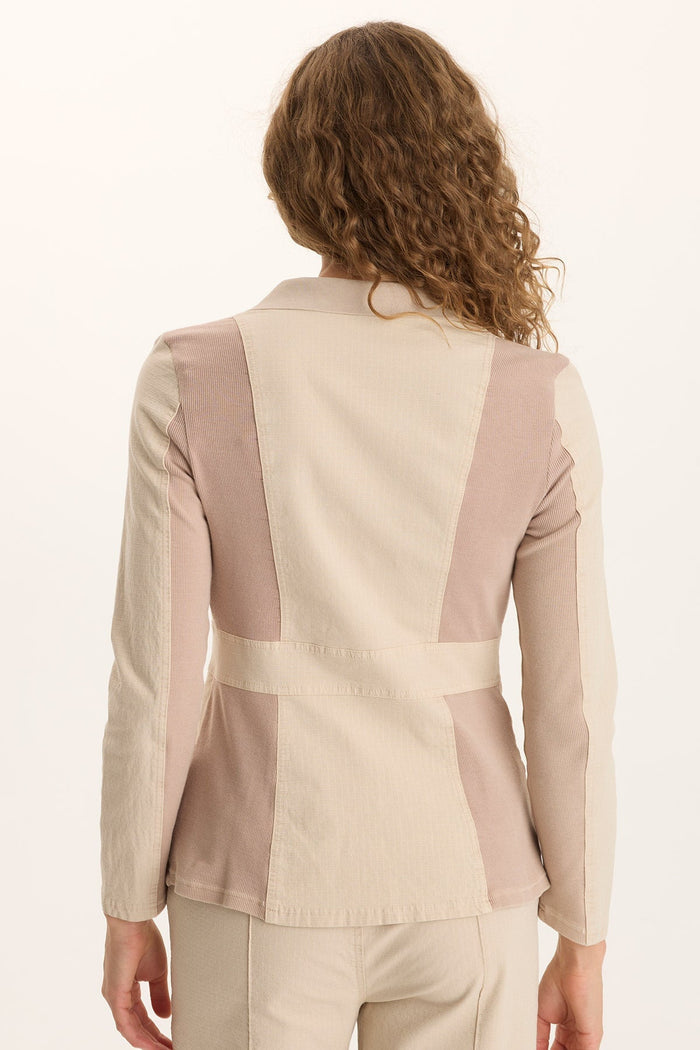 XCVI Lochlyn Structured Fitted Stretch Blazer Jacket