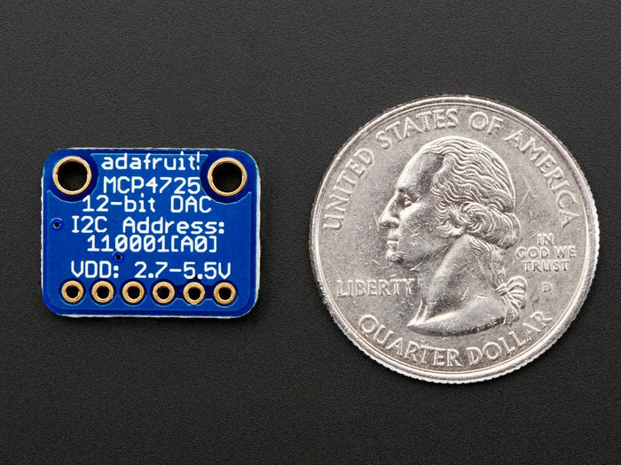 MCP4725 Breakout Board - 12-Bit DAC w/I2C Interface by Adafruit - The Pi Hut