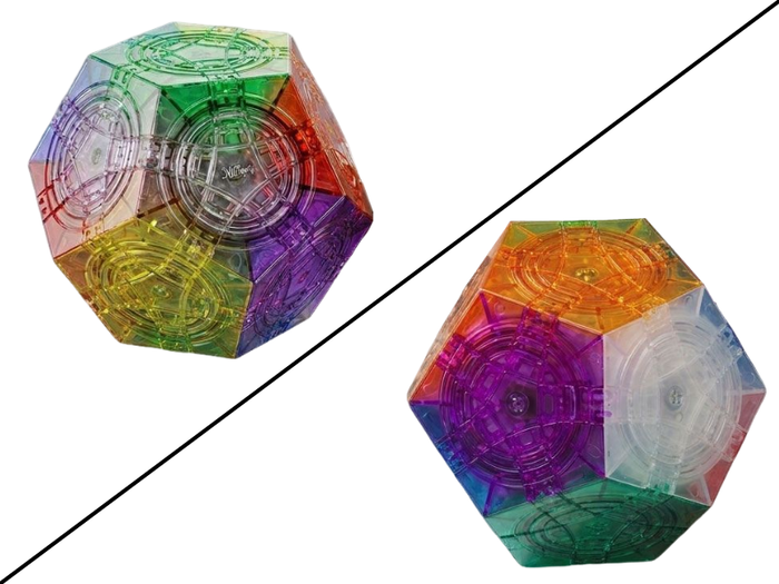 mf8 Triple-Crazy Megaminx (Limited Edition) - Transparent Stickerless