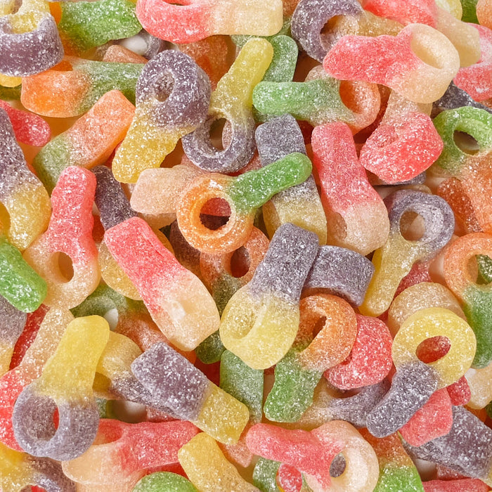 Mini sour suckers - 1kg
