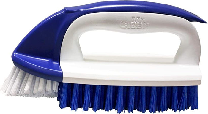 Mr. Clean 2 in 1 Household Scrub Brush Multi-Use Cleans Large Surface Grout Burst gets in crevices and corners -400275 mega